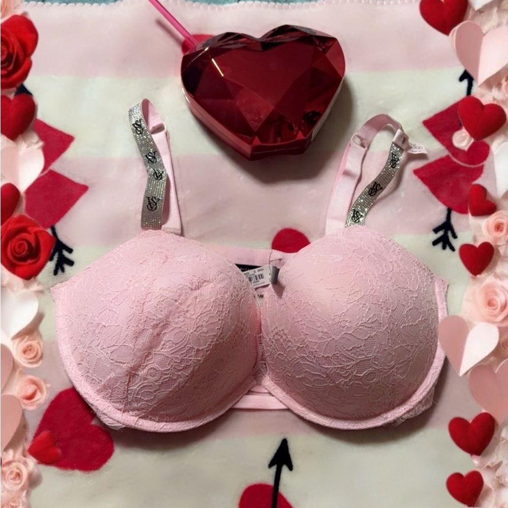Victoria's Secret Light Pink Lace Bra
